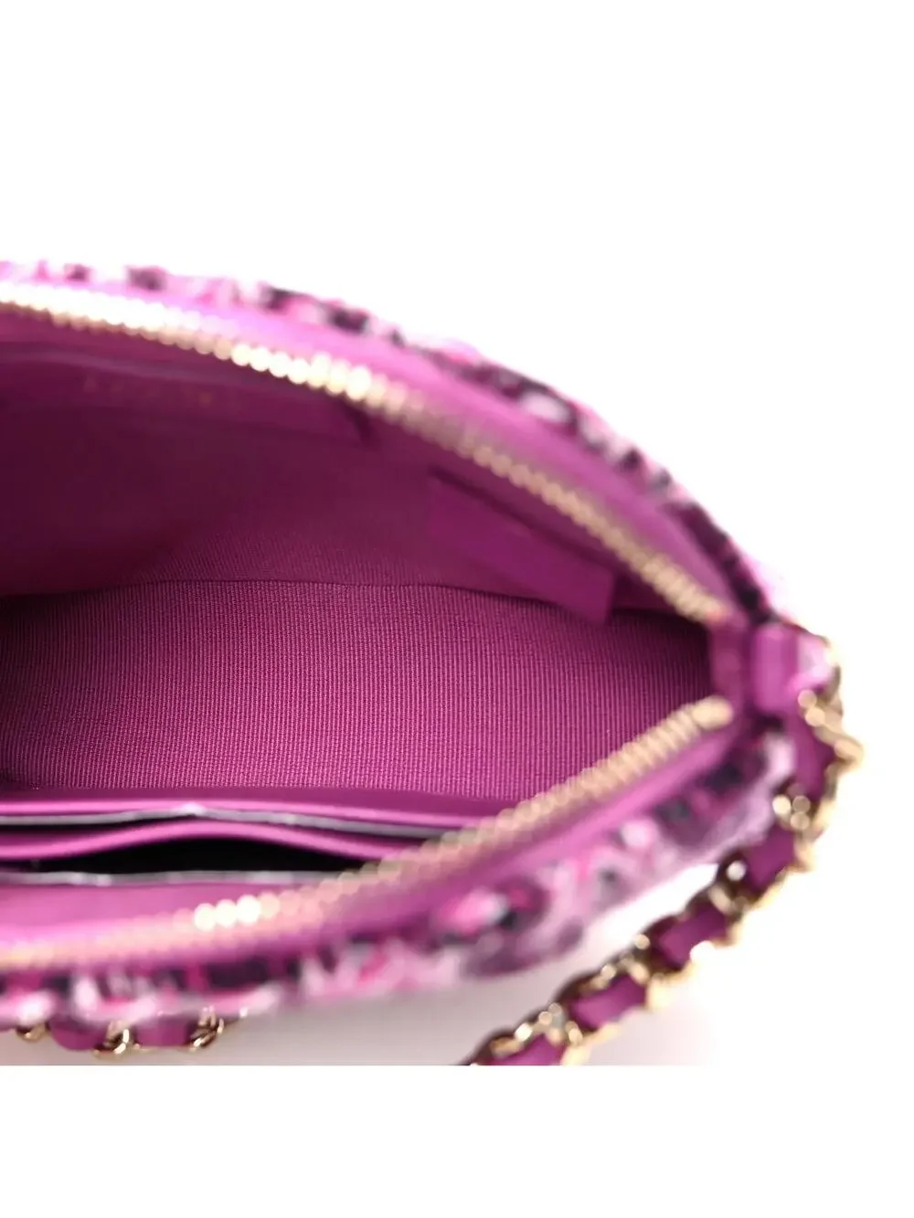 Chanel Tweed Quilted Mini Clutch With #321558C17B
